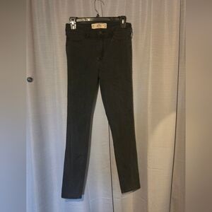 Hollister Women's Dark Gray Skinny Jeans